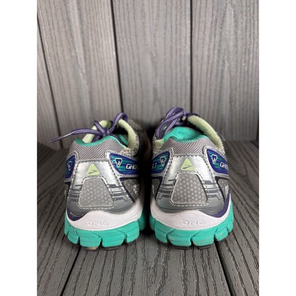 Brooks Ghost  7 Silver Womens 10.5 Medium Athletic Running Shoes - Picture 3 of 11
